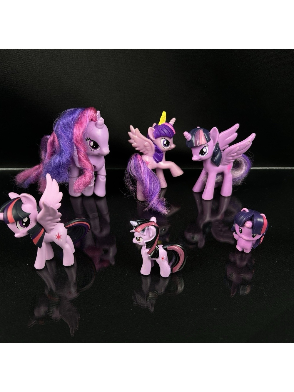 My Little Pony G4 Twilight Sparkle Lot Mixed Articulated + Minis + McDonalds